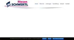 Desktop Screenshot of fliesen-schwertl.de