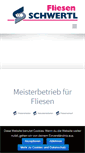 Mobile Screenshot of fliesen-schwertl.de